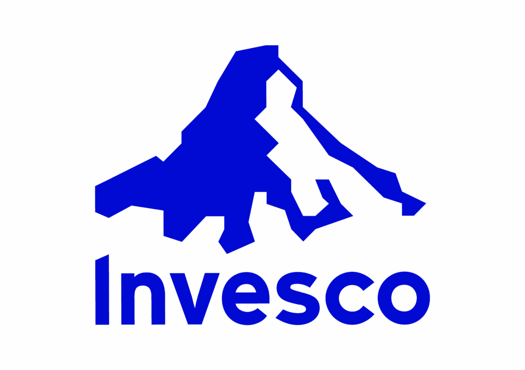 Invesco Logo - Financial copywriting by Alex Genn Copywriting